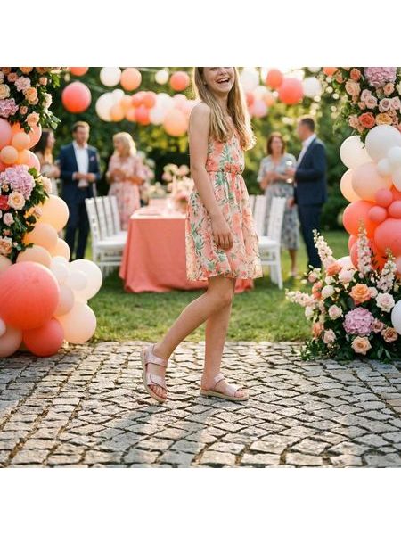 Sandale barefoot pentru copii Be Lenka Miami Junior roz sidefat