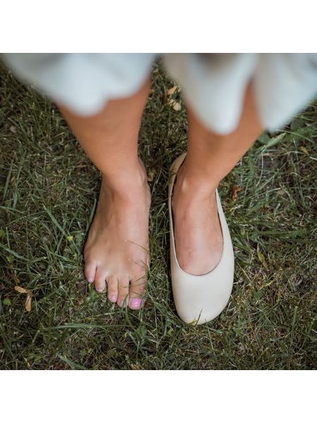 ANGLES ANTIOPA Beige | Dámské barefoot baleriny