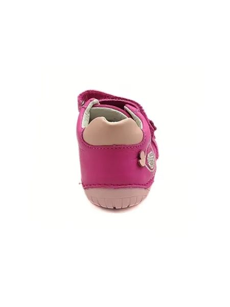 Dětské barefoot tenisky D.D.STEP S070-61646B Hot Pink růžové ptáček