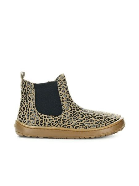 Damen-Barfuß-Chelsea-Stiefeletten FRODDO CHELYS II Beige Leopard