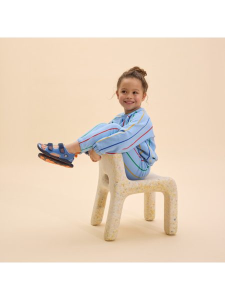 AFFENZAHN SANDAL VEGAN AIRY ELEPHANT Blue | Dětské barefoot sandály  4