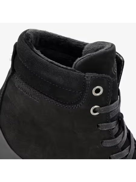 Barefoot Zateplené Kotníkové Boty GROUNDIES® Torino Černé