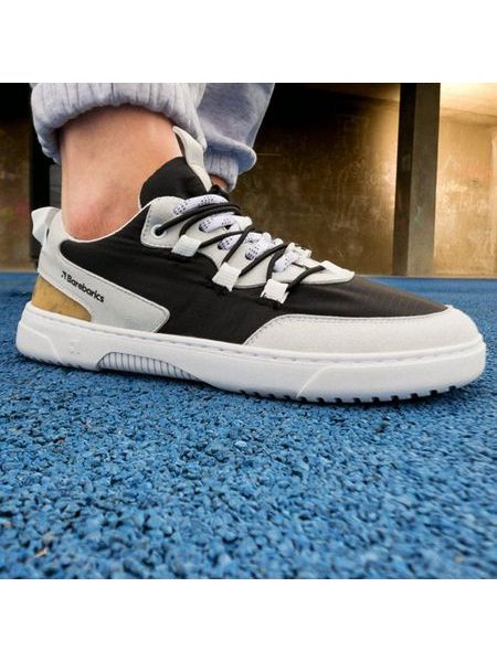 Adidași barefoot unisex Barebarics Revive gri deschis și negri