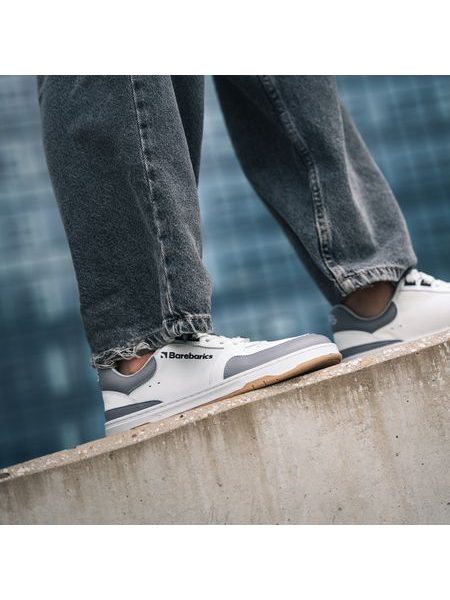 Adidași barefoot Barebarics Wave alb și gri