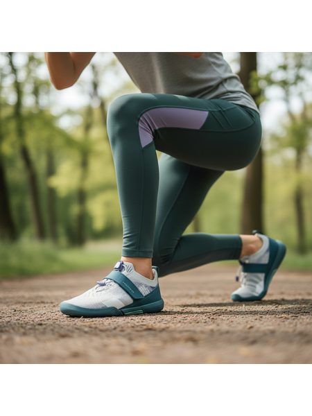 Barefoot Sportovní Boty GROUNDIES® G-Flex Šedo Zelené