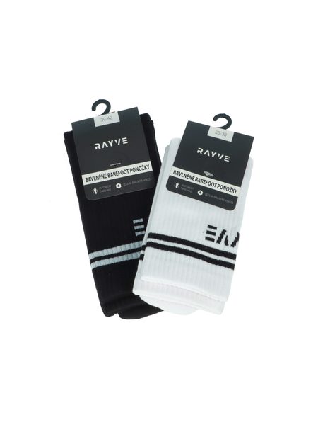 RAYVE BAREFOOT BAVLNĚNÉ PONOŽKY Bílé