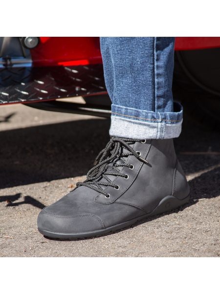 XERO SHOES DENVER LEATHER M Black | Pánské kotníkové barefoot boty