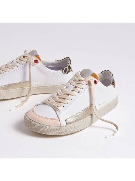 FLEETERS Peach Leopard | Dámské barefoot tenisky