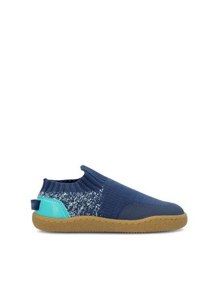 Dětské Barefoot Slip-On Tenisky GROUNDIES® Nara Kids Modro Zelené