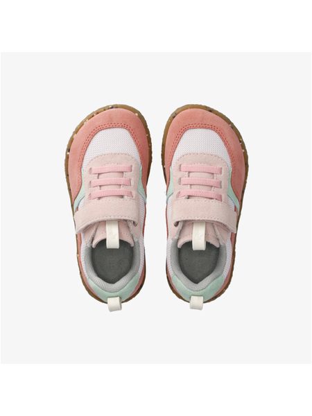 Dětské Barefoot Tenisky GROUNDIES® Lou 2.0 Růžová MInt