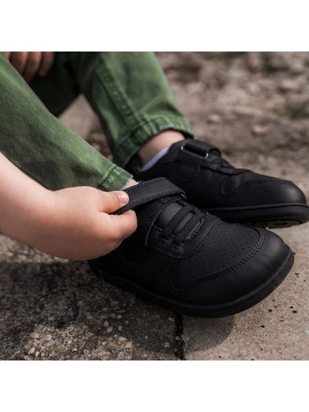 Baskets barefoot enfant Be Lenka Scoot Kids noires
