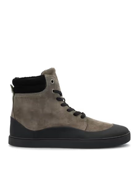 Barefoot Zateplené Kotníkové Boty GROUNDIES® Torino Šedo Černé