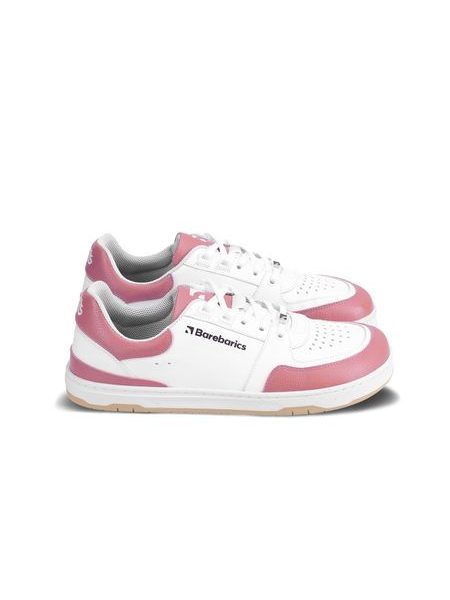 Ténis barefoot Barebarics Wave branco e rosa