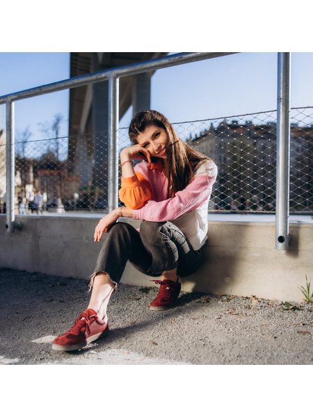 Barefoot Tenisky GROUNDIES® Panama Vínové