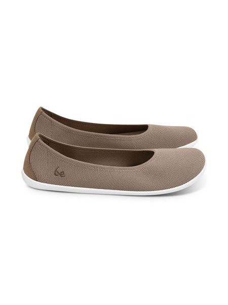 Damen-Barfußballerinas Be Lenka Delight - Keksbraun
