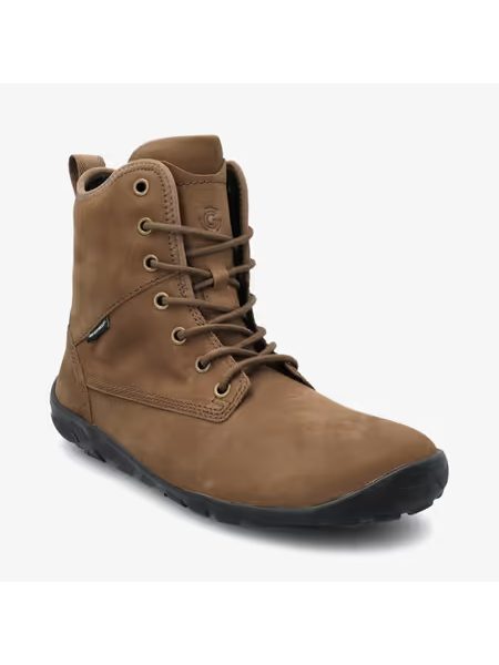 Barefoot Outdoorové Zateplené Boty GROUNDIES® Springfield Hnědé