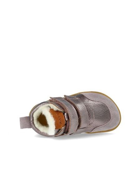Detské barefoot zimné zateplené topánky RAYVE TALINN 3.0 ružovo-zlaté