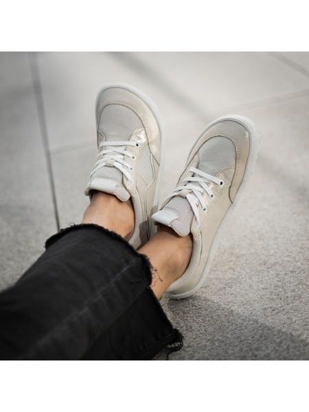 FRODDO TENISKY GEO LACES Gold Shine | Sportovní barefoot tenisky