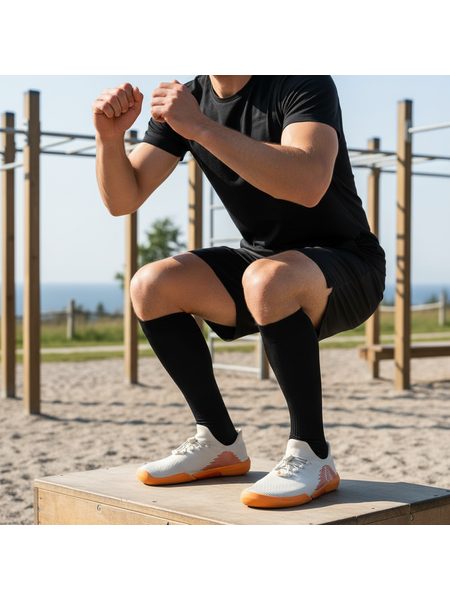 Barefoot Sportovní Boty GROUNDIES® G-Pure Pískovo Oranžové