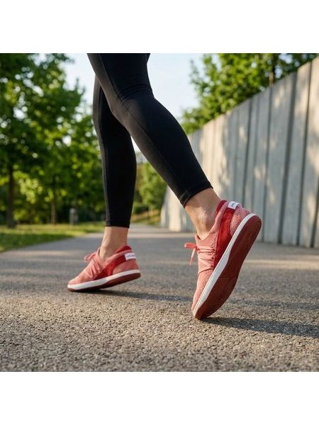 Dámské Barefoot Tenisky Slip-On Boty GROUNDIES® Osaka Červené