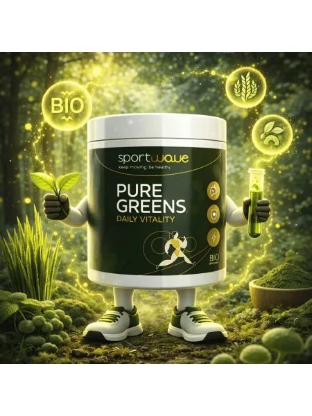 PURE GREENS DAILY VITALITY 300 g citrón/limetka SportWave komplexní podpora vitality