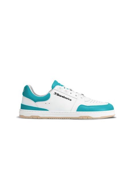 Ténis barefoot Barebarics Wave branco e turquesa-escuro