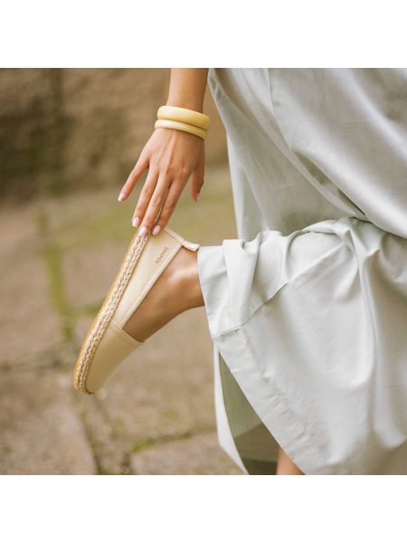 SHAPEN ESPADRILKY PLAYA Regular Beige | Dámské barefoot espadrilky