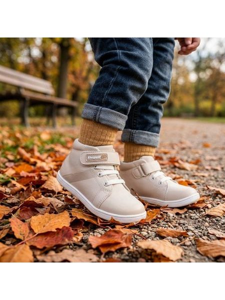 Dětské Barefoot Celoroční Boty BEPPI CASUAL BOOT BABY béžové