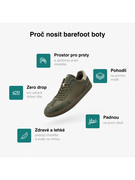 Barefoot Tenisky GROUNDIES® Panama Khaki