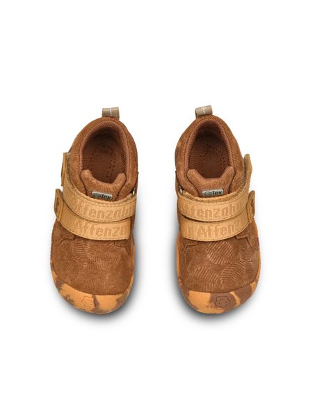 AFFENZAHN PREWALKER LOWBOOT LEATHER TALKY Affenzahn Brown | Dětské první barefoot botičky