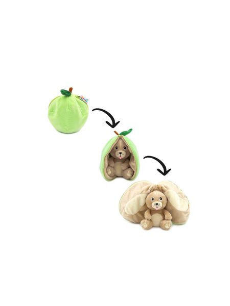 FLIPETZ PLYŠOVÁ HRAČKA 2v1 PES / JABLKO