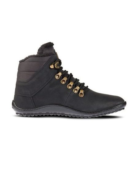LEGUANO HUSKYLEGUANO HUSKY Black | Kotníčkové zateplené barefoot boty