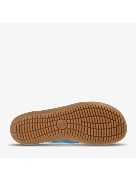 Barefoot Mokasíny GROUNDIES® Cricket Nebesky modré
