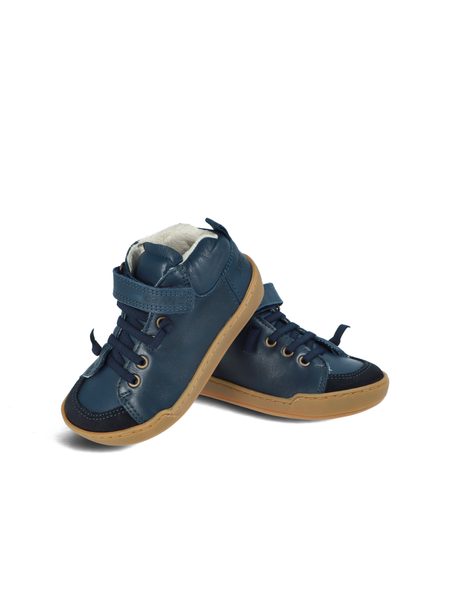 CRAVE BERGEN WINTER 2.0 Blue | Dětské zimní zateplené barefoot boty