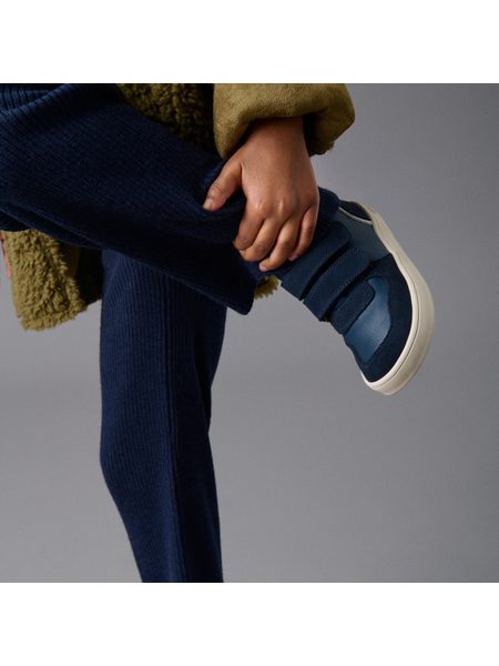 BUNDGAARD NERO Navy | Dětské celoroční barefoot boty