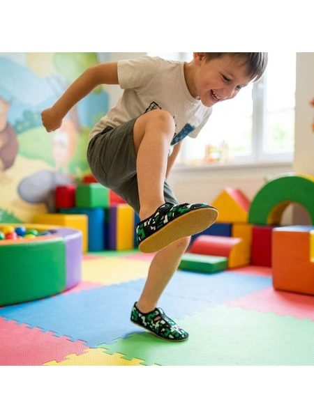 RAYVE SLIPPERS Blocks | Dětské barefoot přezůvky