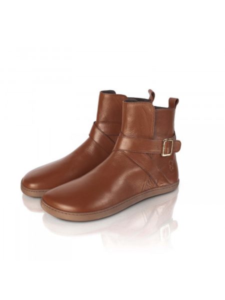 SHAPEN DIVINE Brown | Dámské barefoot kotníkové boty