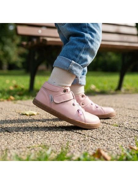 PEGRES CELOROČKY BF52 0.1 Pink | Ghete barefoot pentru copii pentru tot anul