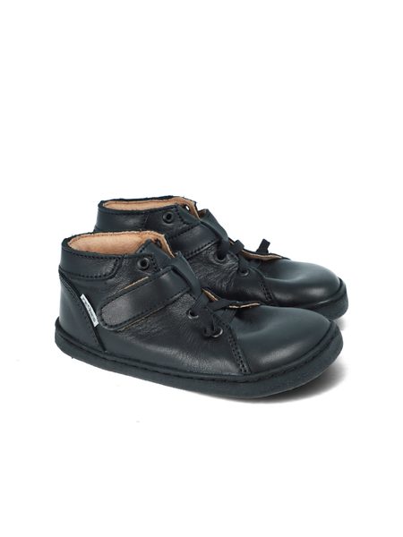 PEGRES CELOROČKY BF52 0.1 Black | Dětské celoroční barefoot boty