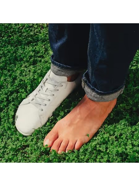 Barefoot tenisky GROUNDIES® Blaze Bílé Barefoot+