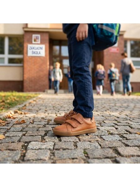 RAYVE SPRINGFIELD 2.0 Cognac | Barefoot sneakers voor kinderen