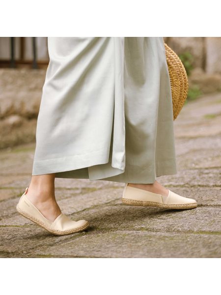 SHAPEN ESPADRILKY PLAYA Wide Beige | Dámské barefoot espadrilky
