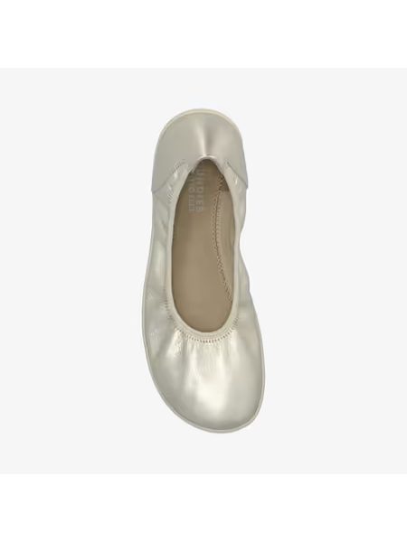Dámské Barefoot Baleríny GROUNDIES® Lily 3.0 Metalické Champagne