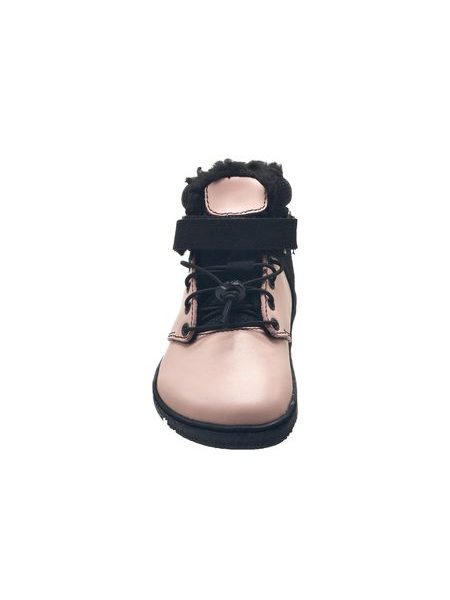 Dětské Barefoot Zimní boty PEGRES BF40 0.1 růžové