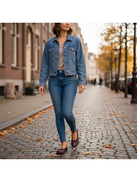 Dámské Barefoot Baleríny GROUNDIES® Ruby 2.0 Švestkové