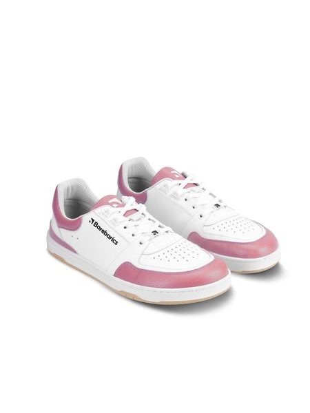 Ténis barefoot Barebarics Wave branco e rosa