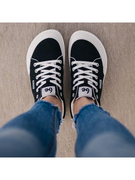 Barefoot tornacipő Be Lenka Rebound fekete/fehér