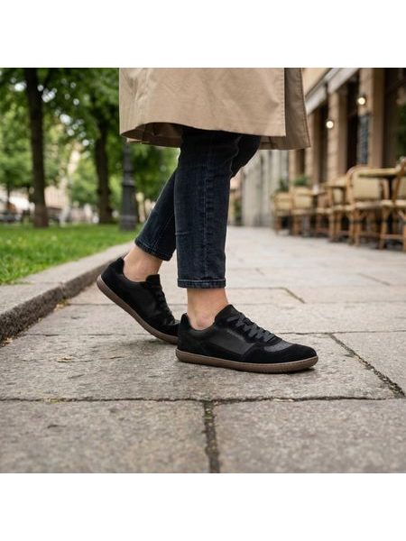 Barefoot+ Tenisky GROUNDIES® Nova GO1+ Černé