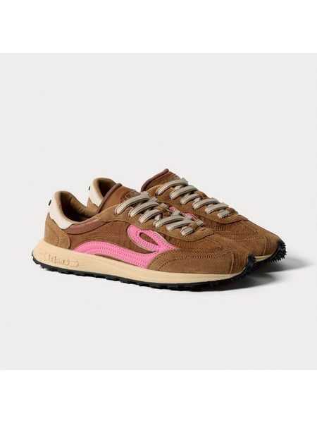 Barfotasneakers för damer och herrar LEJAN Melrose terrakotta