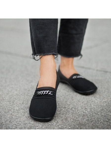 LEGUANO LADY FAMOUS Black | Dámské barefoot baleríny